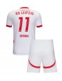 RB Leipzig Lois Openda #11 Dječji Domaci Dres kompleti 2024-25 Kratak Rukavima (+ kratke hlače)